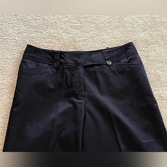 Wide Leg Capri Pants - Black - Worthington - Size: 8 - Picture 2 of 7